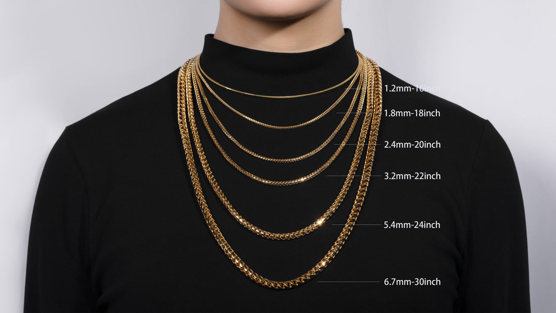 18K Yellow Gold Basra Link Chain