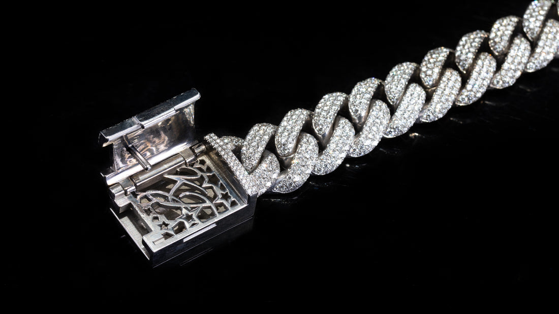 10K White Gold ToranoMAX™ Setting Diamond Cuban Link Chain