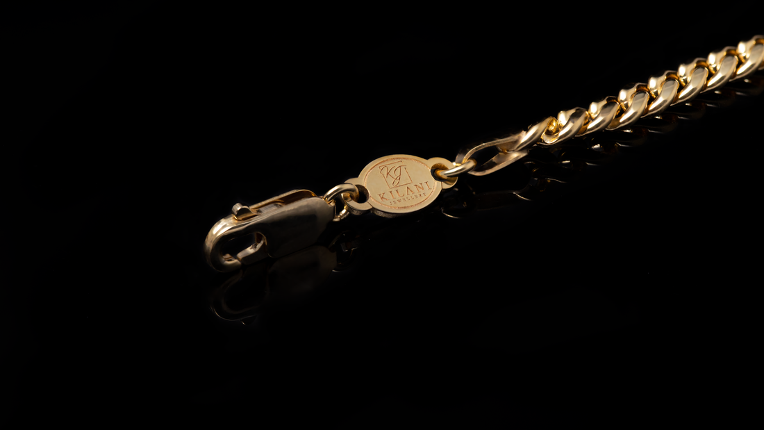 10K Gold Leo Link Bracelet