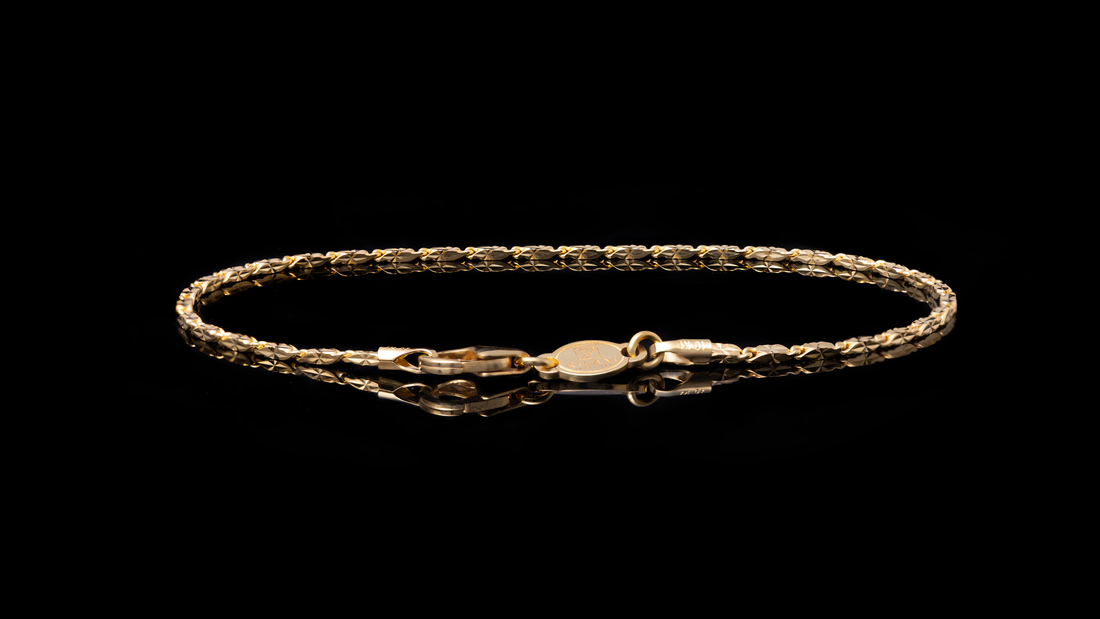 10K Gold Butterfly Link Bracelet