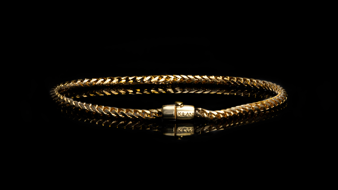 10K Yellow Gold Basra Link Bracelet