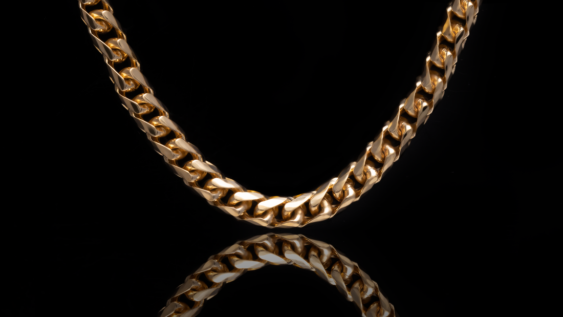 18K Yellow Gold Basra Link Chain