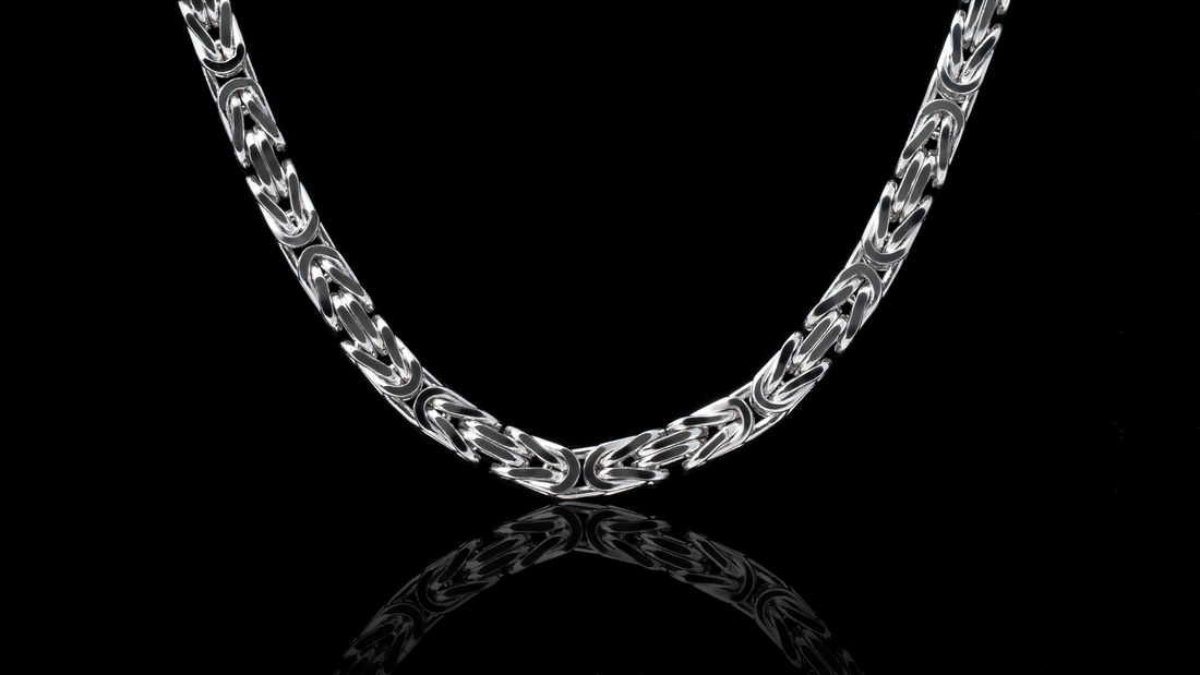 18K White Gold Babel Link Chain