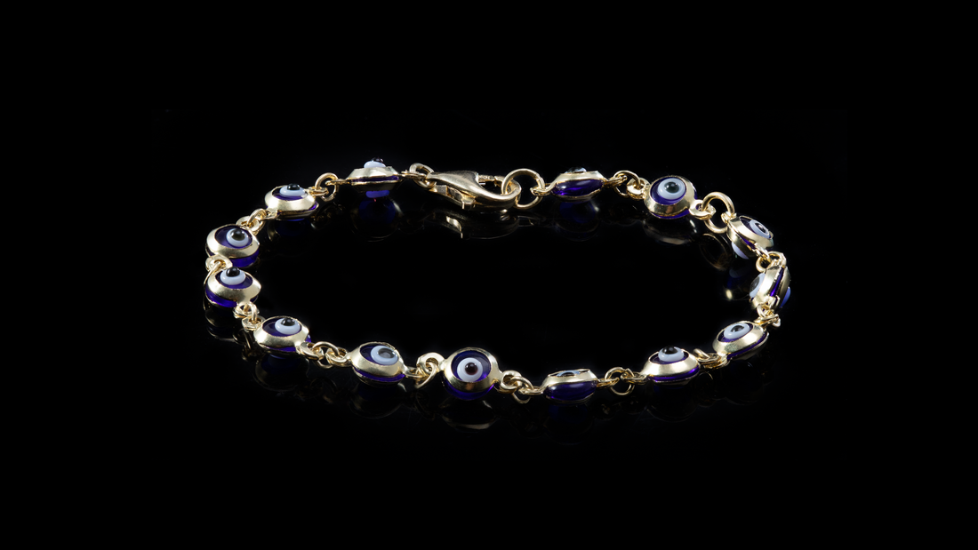 10k Yellow Gold Baby Eye Bracelet