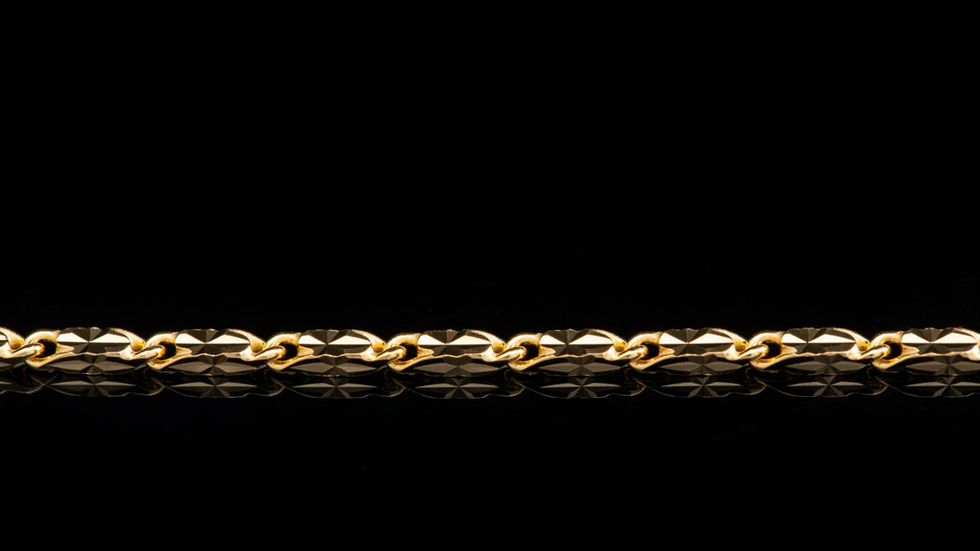 10K Gold Butterfly Link Bracelet