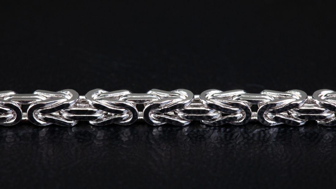 18K White Gold Babel Link Chain