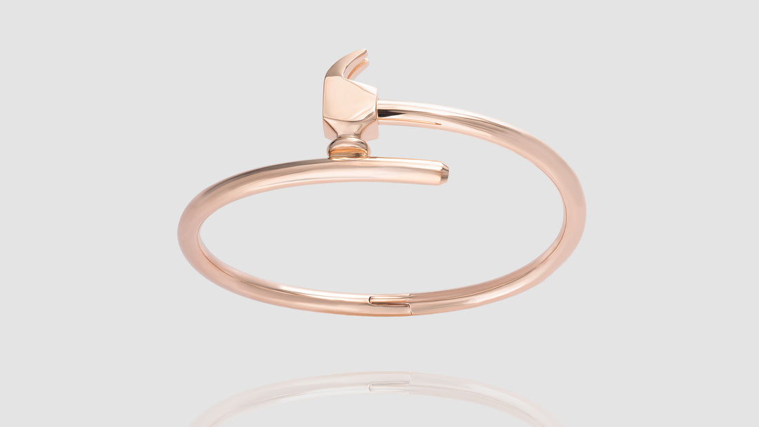 [Pre-Order] 18K Gold Plain Chakoch Bangle Bracelet