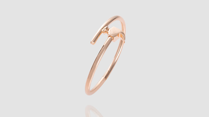 [Pre-Order] 18K Gold Plain Chakoch Bangle Bracelet