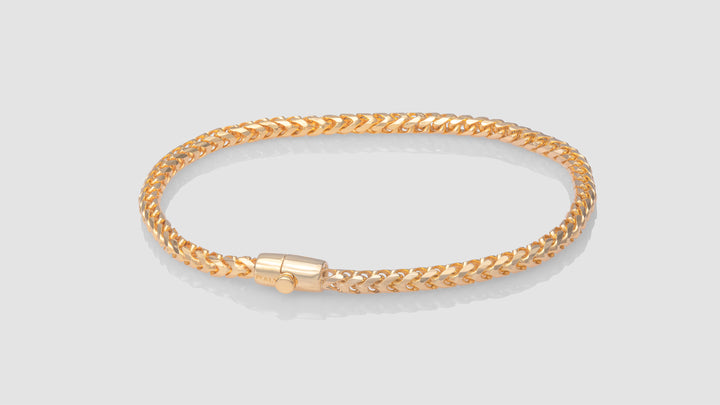 10K Yellow Gold Basra Link Bracelet